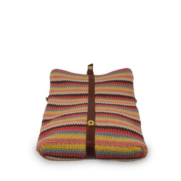 Anabaglish Colorful Knit Fold Over Crossbody - Picture 10 of 10